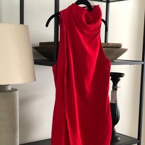 Mustard Seed Red Mockneck Dress